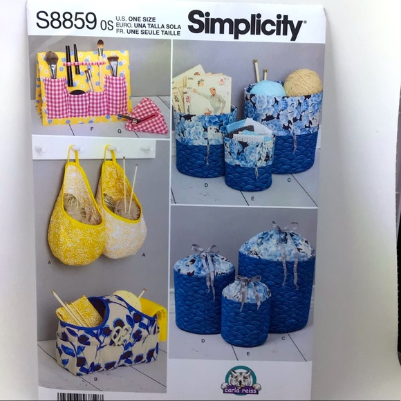 SIMPLICITY PATTERN 8859 - Organizers - Picture 1 of 6